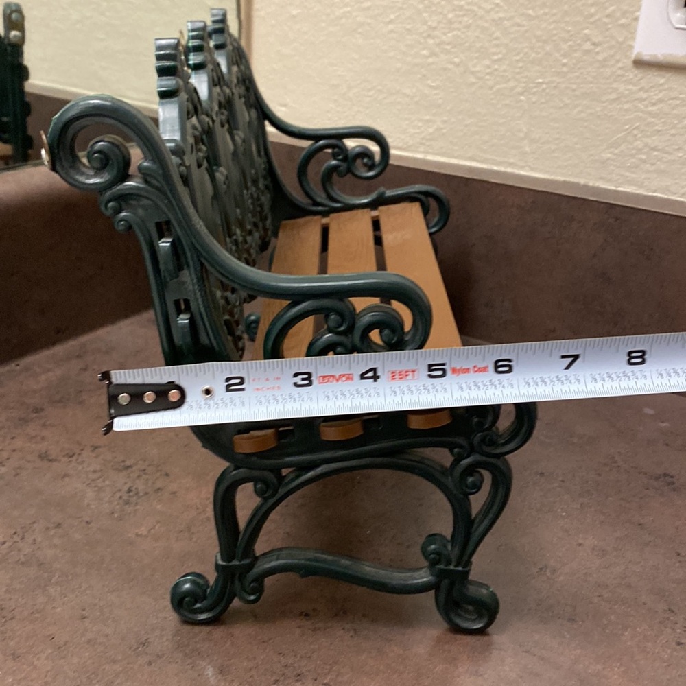 Homco Miniature bench - Picture 15 of 15